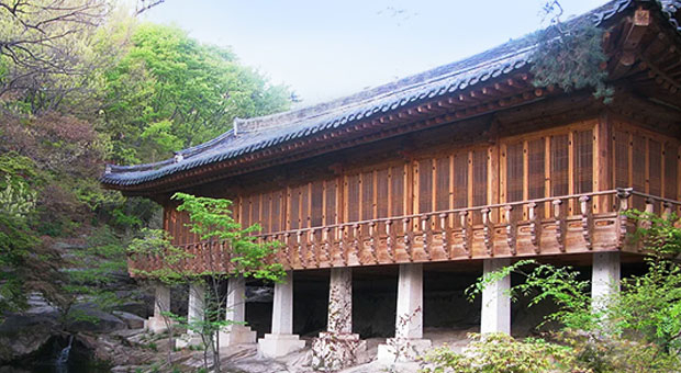 성북동 별서의 송석정 모습. 성북구청 홈페이지