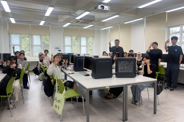 대구대 서비스마케팅디자인전공 생성형 AI 활용 콘텐츠 제작 수업 모습. 대구대 제공