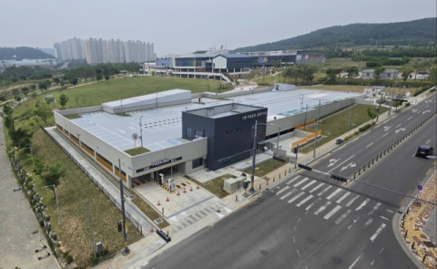 구미 산동 우항공원 공영주차장 개장