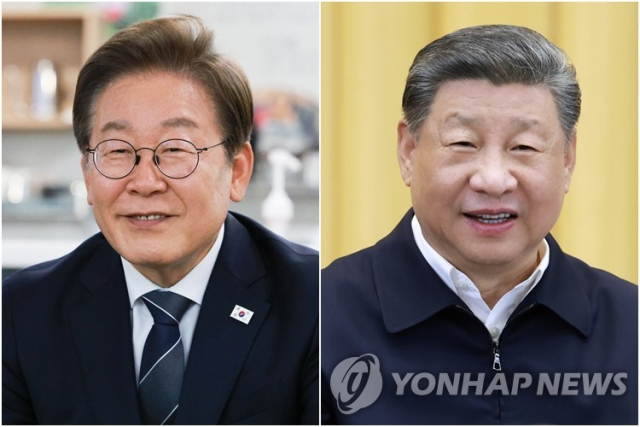 이재명 대통령(왼쪽)과 시진핑 중국 국가주석. 연합뉴스