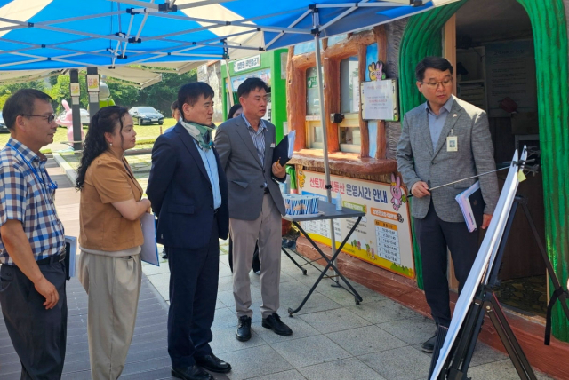 심상철 부군수 취임 이후 군 역점사업 현장인 