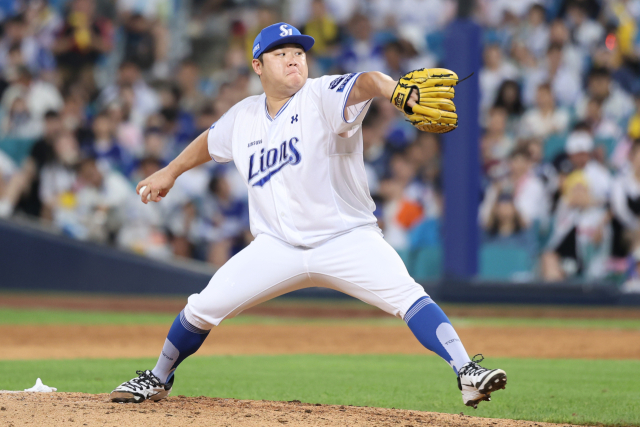삼성 라이온즈의 오른손 투수 이승현. 삼성 제공
