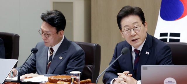 李대통령, 金총리 오찬…