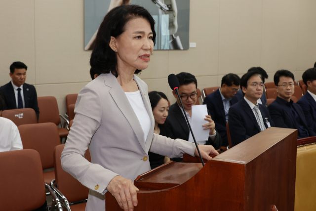 이진숙 방송통신위원장이 7일 국회 과학기술정보방송통신위원회 전체회의에서 