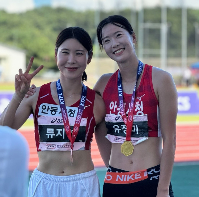 안동시청 육상경기단 소속 선수들이 최근 전국대회에서 잇따라 좋은 성적을 거두고 있다. 안동시 제공