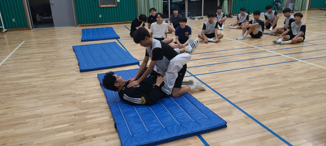 7, 8일 청송군 진보면 진성중학교는 