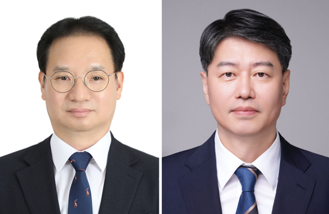 대통령실은 이재명 대통령이 국무조정실 1차장에 김영수 현 국무조정실 국정운영실장(사진 왼쪽)을, 국무조정실 2차장에 김용수 현 국무조정실 경제조정실장(사진 오른쪽)을 임명했다고 강유정 대통령실 브리핑을 통해 9일 밝혔다. 대통령실 제공