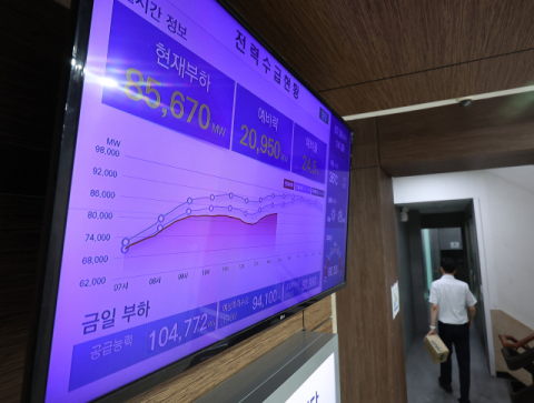 7월 최대전력 87.8GW 역대 최고…'원전+전력 효율'이 답이다