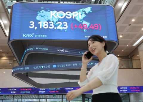[속보] 코스피 3200선 돌파…연고점 또 경신