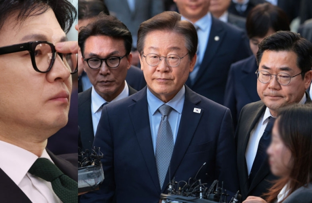 한동훈, 김민석, 이재명, 박찬대. 자료사진. 연합뉴스