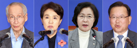 EU특사에 윤여준·프랑스 강금실·영국 추미애·인도 김부겸