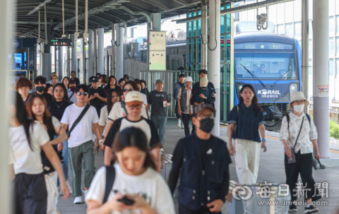 TK 시민의 발 '대경선'…예비차량 부족해 운영 차질 우려 