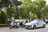 경북경찰청 소속 경찰관들이 경주에서 열리는 아시아 태평양 경제협력체(APEC) 정상회의 경비·경호 점검을 하고 있다. 경북경찰청 제공.