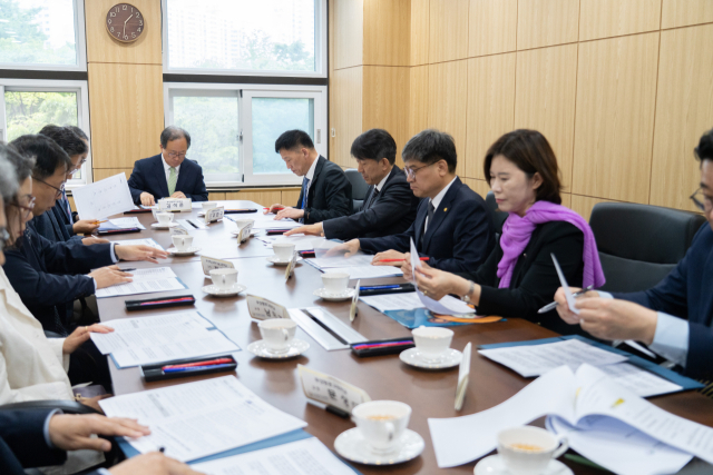 학교장 간담회 현장. [사진=부산시교육청]