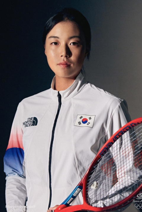 안동시청 테니스경기단 소속 정보영 선수. 안동시 제공