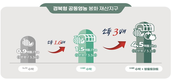 경북형 공동영농. 경북도 제공.