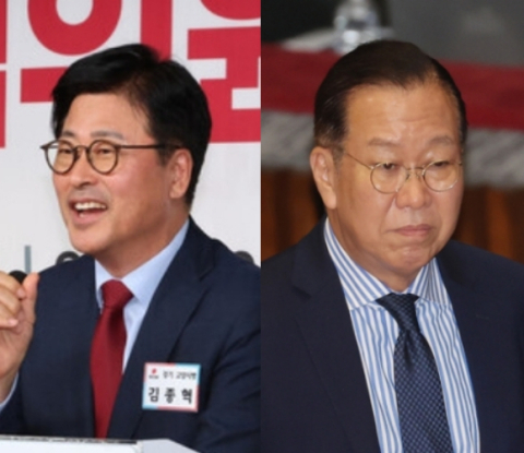 국민의힘 김종혁 전 최고위원, 권영세 의원.