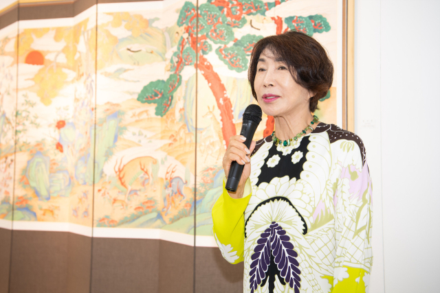 권정순 (사)한국전통민화연구소 소장. 구미시 제공