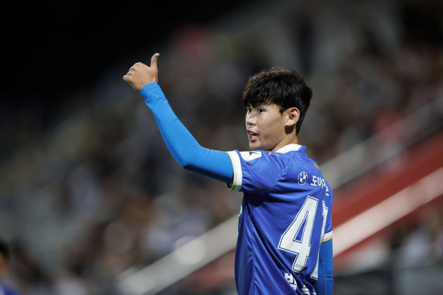 EPL 뉴캐슬 입단을 앞두고 있는 박승수. K리그1 제공