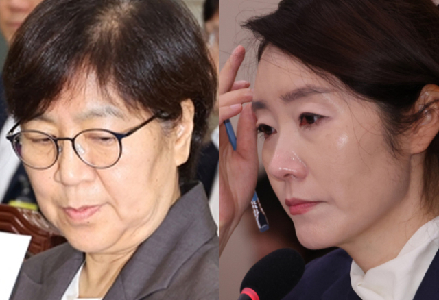 정은경 보건복지부 장관 후보자(왼쪽), 강선우 여성가족부 장관 후보자. 연합뉴스