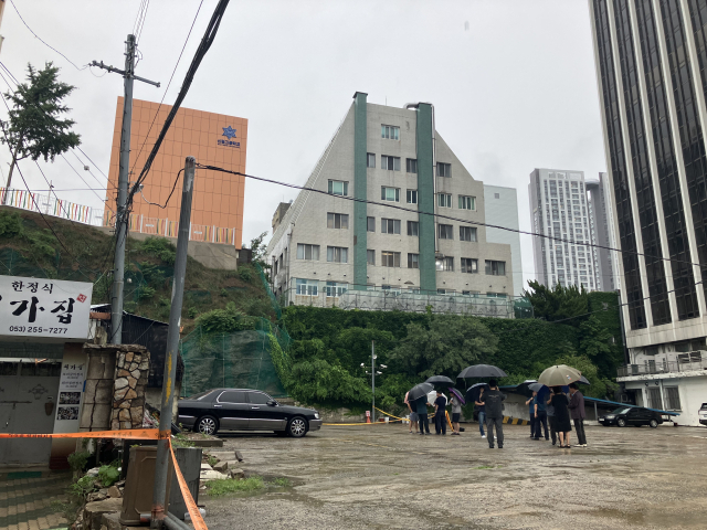 19일 오전 대구 중구 국채보상로 492-16 현장. 황희진 기자