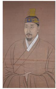 한국화가 우승우가 그린 사도세자 영정.