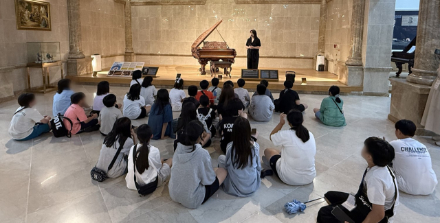 안동 산불 피해지 아동들을 대상으로 한 재난심리 회복 체험 캠프. 안동시 제공