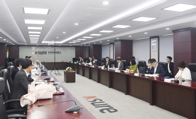 임기근 기획재정부 2차관이 22일 서울 종로구 한국무역보험공사에서 열린