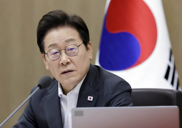 이재명 대통령이 22일 서울 용산 대통령실 청사에서 열린 국무회의를 주재하고 있다. 연합뉴스