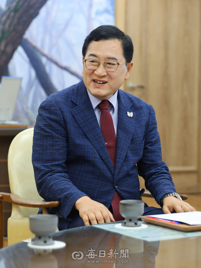 주낙영 경주시장이 APEC 정상회의 성공개최 의지를 밝히고 있다.경주시 제공