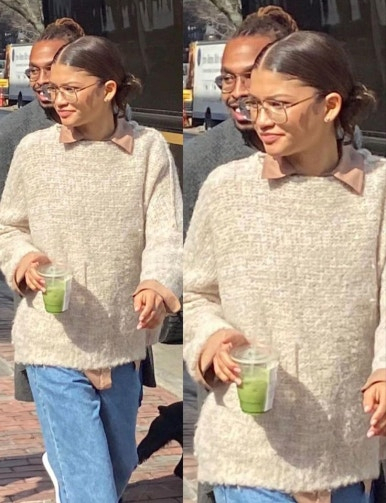 말차를 즐겨마신다고 밝힌 해외 유명 배우 젠데이아. 인터넷 갈무리