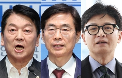 안철수, 조경태, 한동훈. 연합뉴스