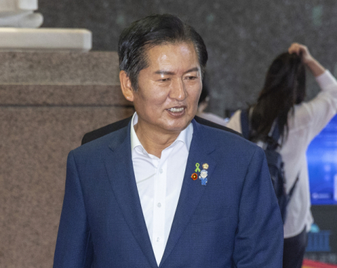 정청래, 강선우 위로…