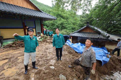 청도군, 경북도에 폭우피해 시설 신속한 복구 예산 지원 요청