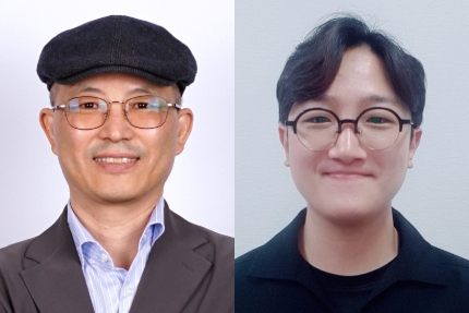 왼쪽부터 DGIST 전기전자컴퓨터공학과 장진호 교수, 강성우 박사과정생. DGIST 제공.