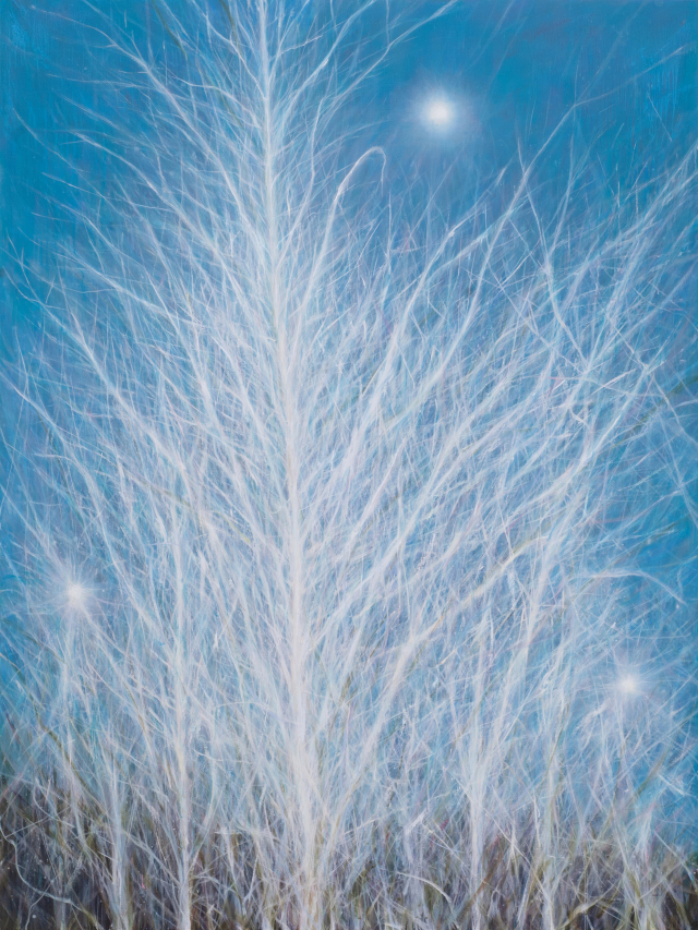 신준민, 가시나무, 2025, 캔버스에 유채, 200x150cm