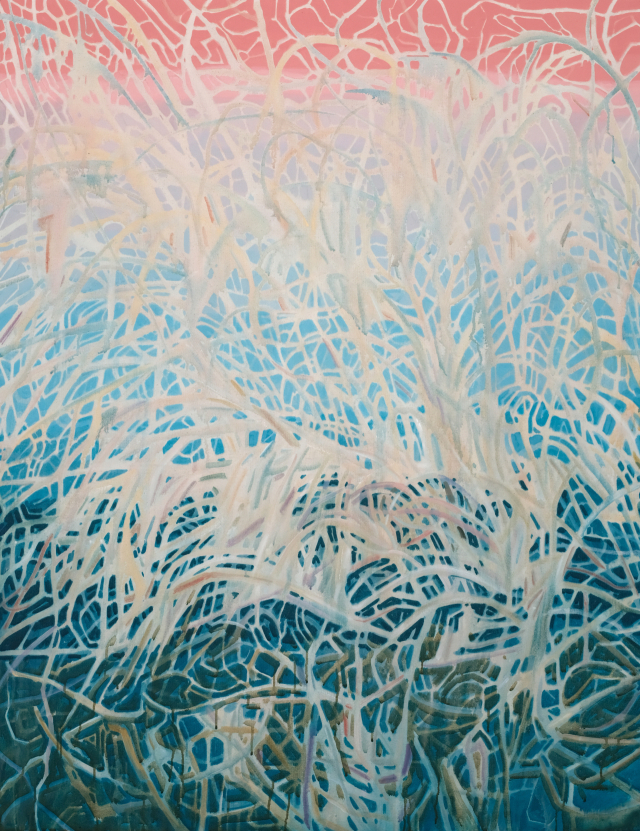 이재호, 지나치는 풍경, 2025, 캔버스에 아크릴릭, 145.5×112.1cm