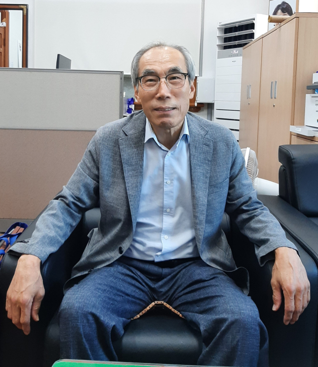 최주원 광복소나무사랑모임 봉사단 회장. 이현주 기자