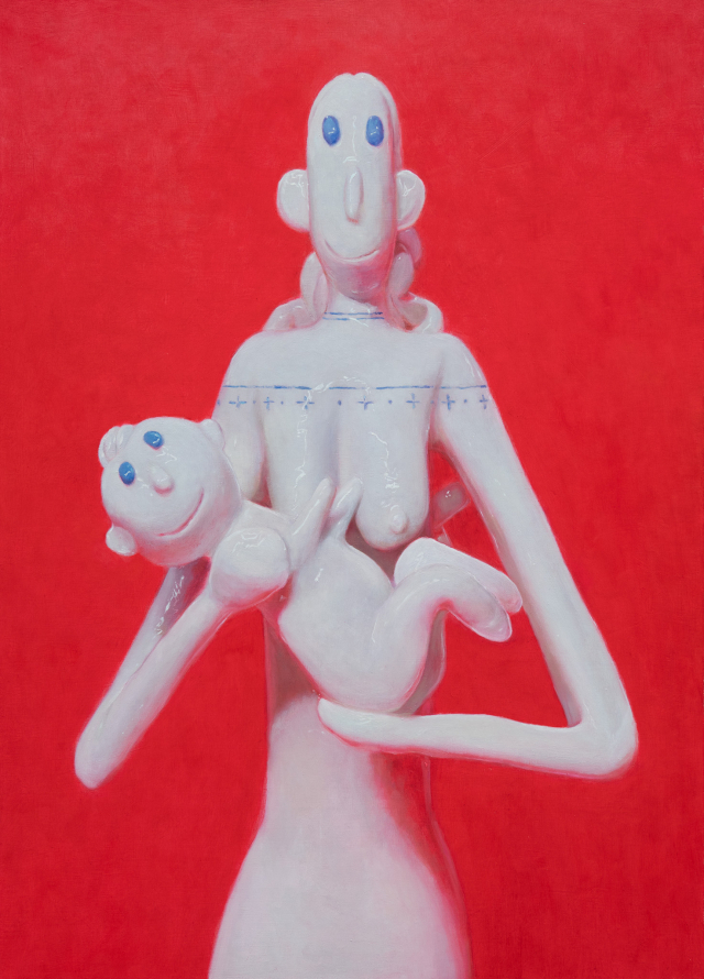 권순창, Mary Jane I, 2025, oil on canvas, 90.9x65.1 cm