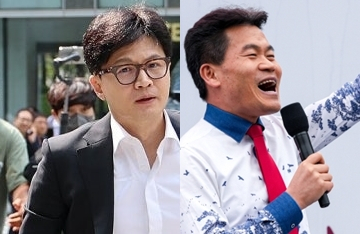 한동훈, 전한길. 연합뉴스, 매일신문DB