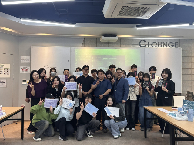 대구한의대와 미진화장품은 실무형 캡스톤디자인을 통해 시제품 등 성과를 도출했다. 대구한의대 제공