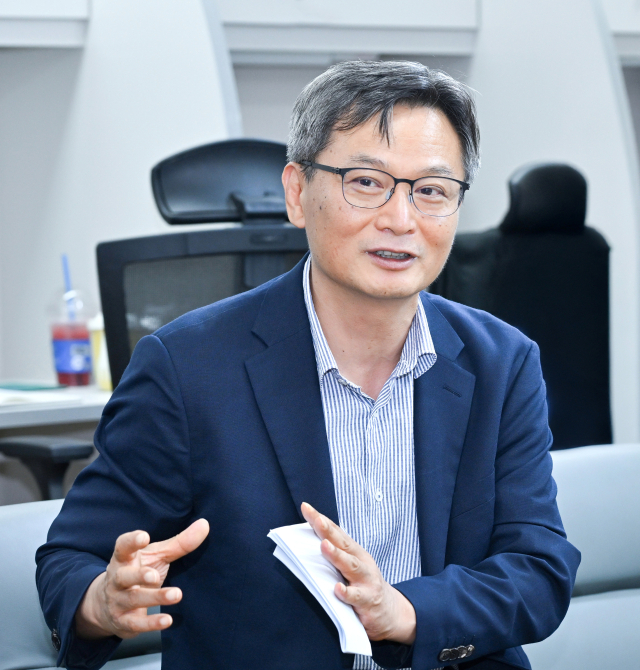 최운백 대구시 미래혁신실장이 국립치의학연구원 대구 유치 방안에 대해 설명하고 있다. 대구시청 제공.