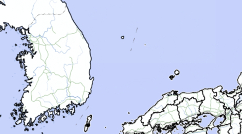 울릉도-독도 사이 선 그어 영토 구분한 日기상청