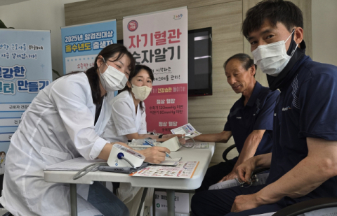 영주시보건소, 무더위도 아랑곳 하지 않고 현장 근로자 건강 지킴이로 나서, 좋은 호응