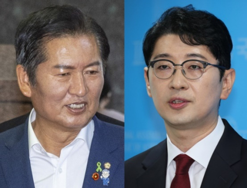 정청래 더불어민주당 대표, 주진우 국민의힘 의원