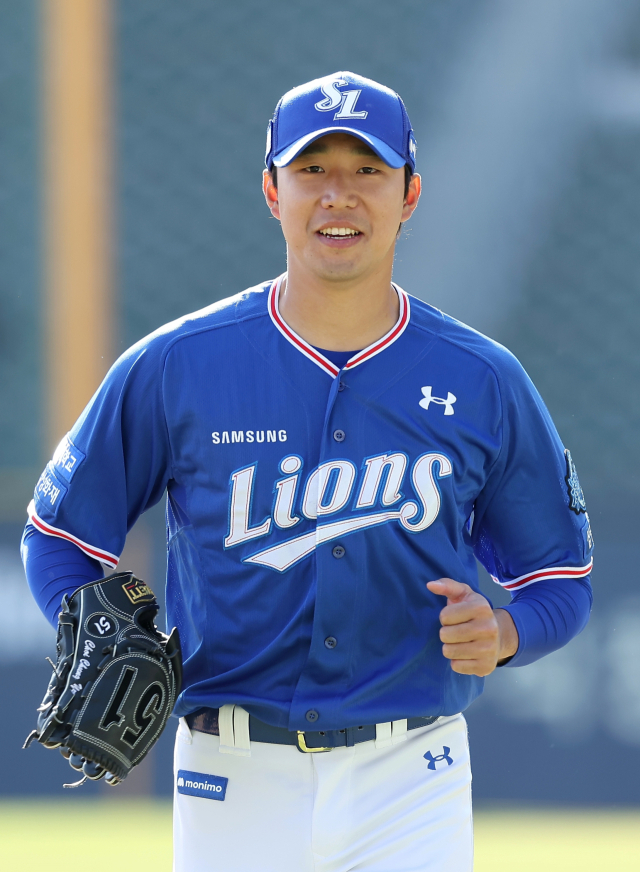 삼성 라이온즈의 최충연. 삼성 제공
