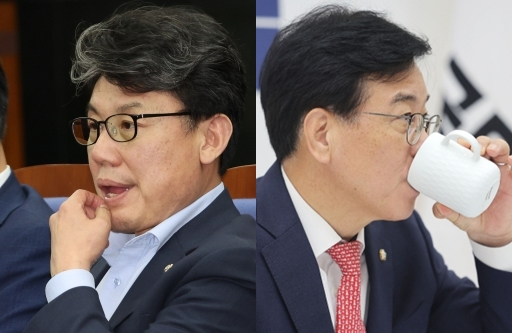 진성준, 송언석. 연합뉴스