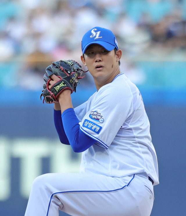 삼성 라이온즈의 김대우. 삼성 제공