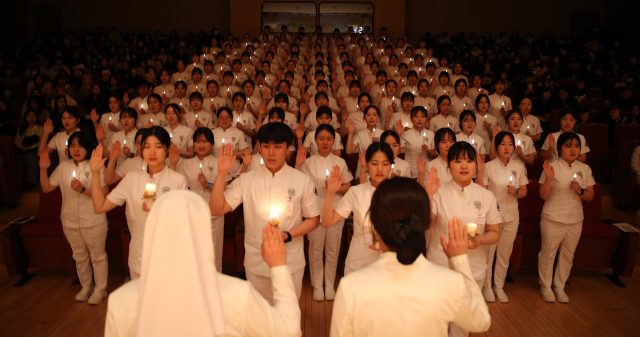 대구가톨릭대 나이팅게일 선서식