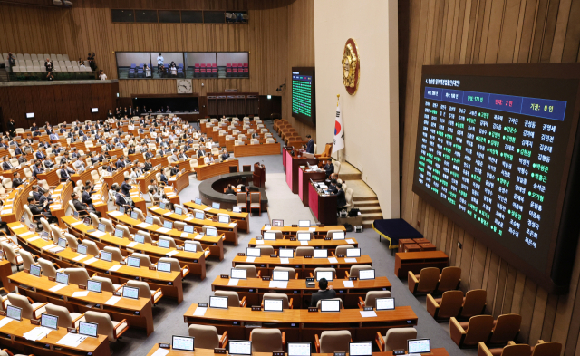 與, 방송법 강행 처리…필리버스터 종결 후 본회의 통과